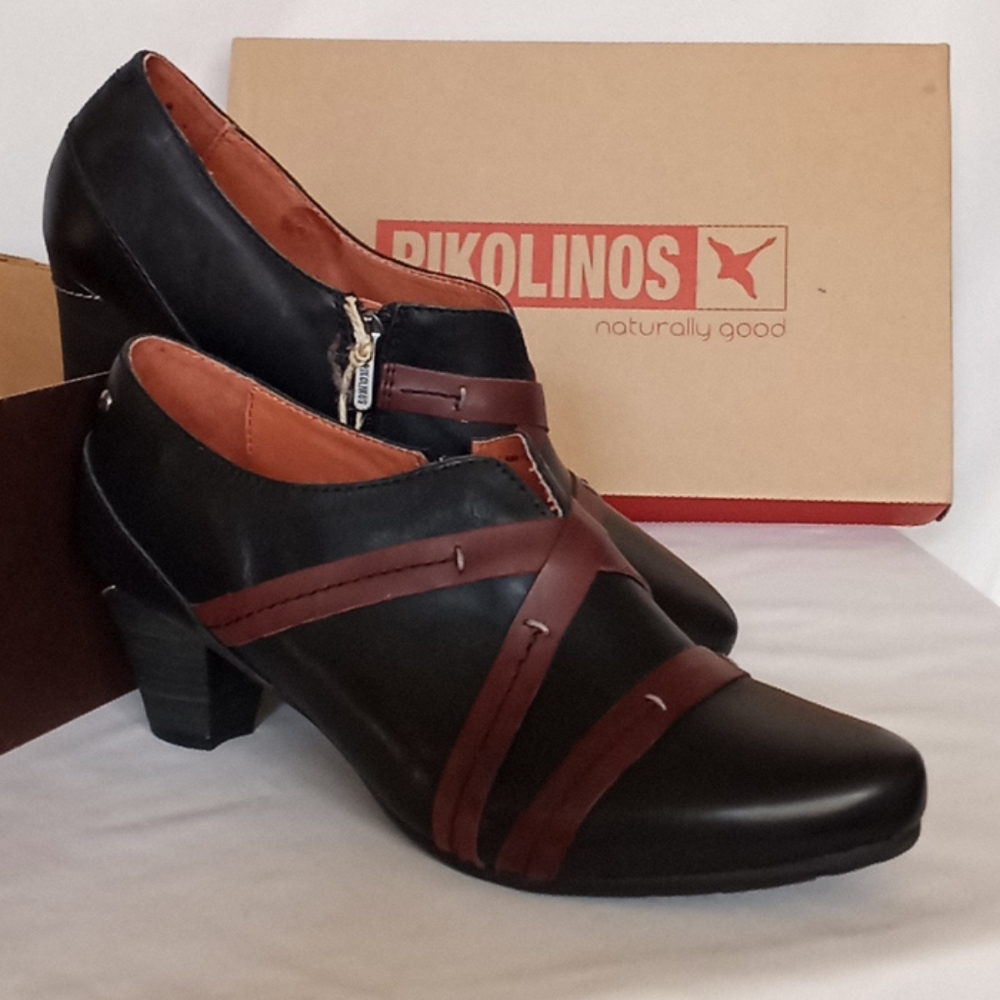 Pikolinos Women's Lille Black/Olmo Pump